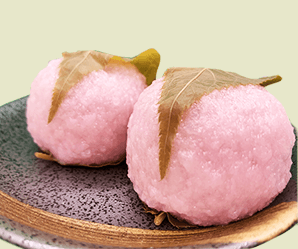 大起庵の人気商品桜餅の写真